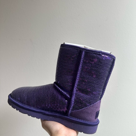 Limited Edition Purple Sequin Uggs - Picture 3 of 4